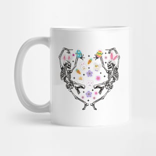 Funny Easter Day Dancing skeleton Mug